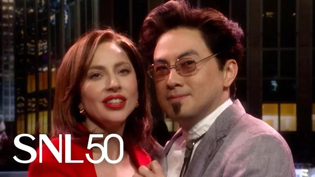 Wonderful Tonight Lyrics  Saturday Night Live ft Lady Gaga & Bowen Yang